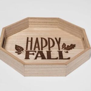 Hyde & Eek! “Happy Fall” Wooden Tray